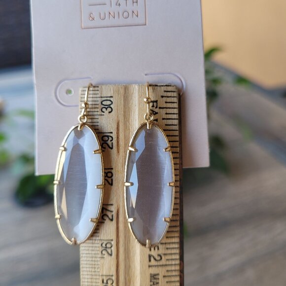 Earrings Nickle Free Dangle and Post Gold Tone Lot of 4 Pair Nordstrom - Picture 7 of 11